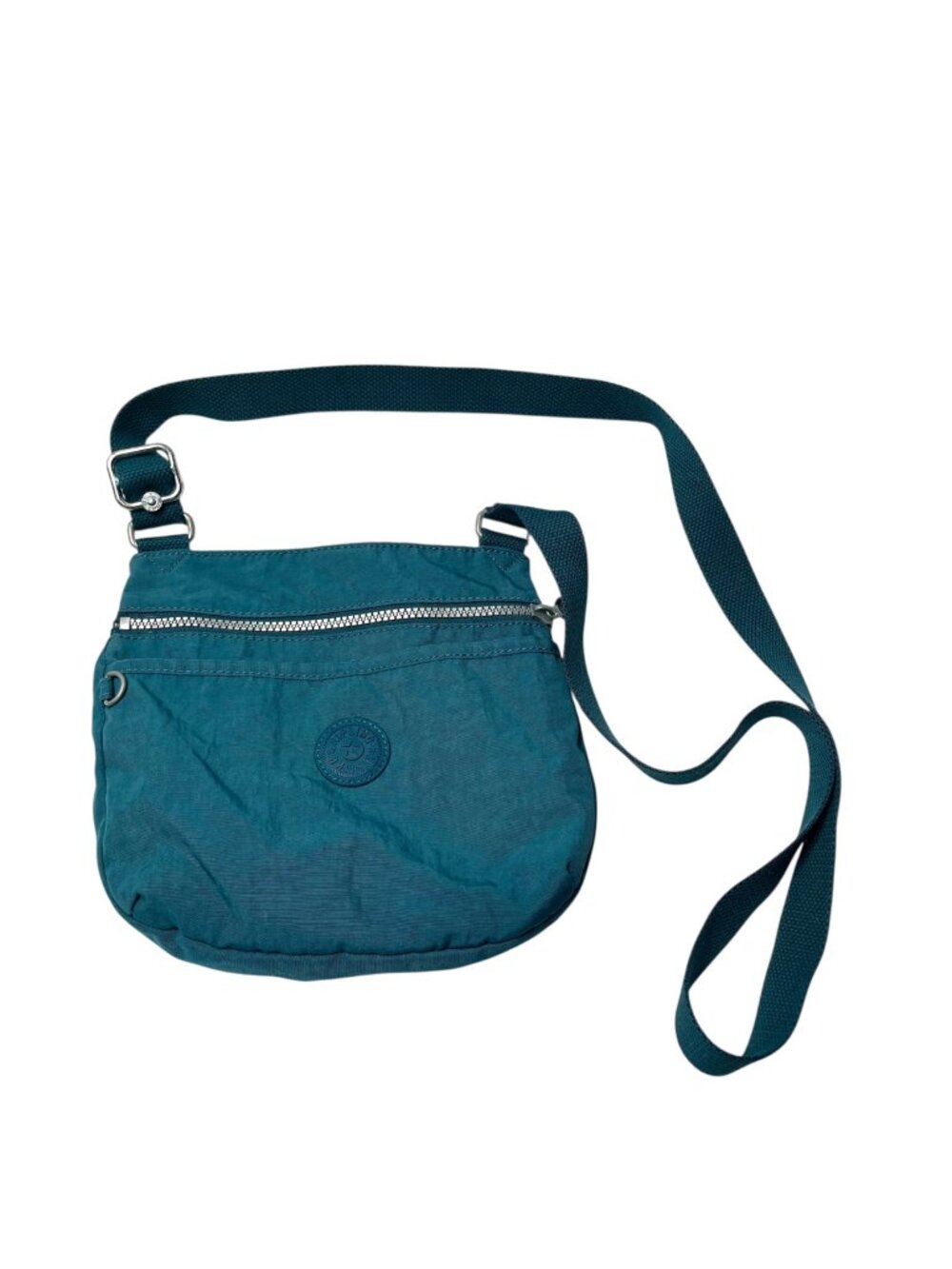 Kipling Teal Emmylou Crossbody Nylon Bag Purse